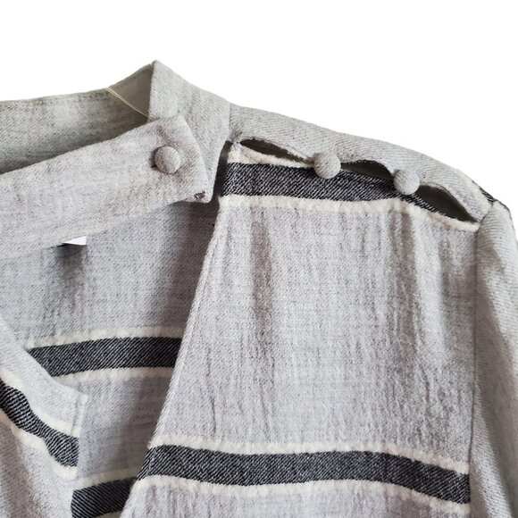 Derek Lam IO Crosby Viscose Virgin Wool Blend Unique Blouse Size 6 - Picture 4 of 16